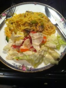 eating from the larder