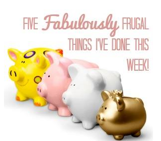 five frugal things