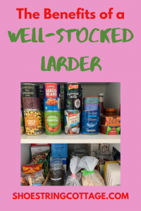 well-stocked larder