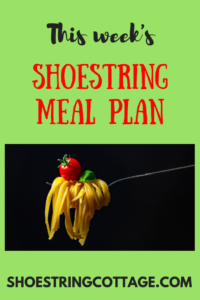 back to meal planning
