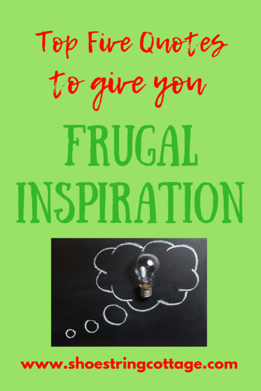 frugal inspiration