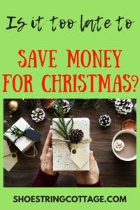 save money for Christmas