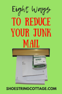reduce your junk mail