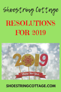 RESOLUTIONS FOR 2019
