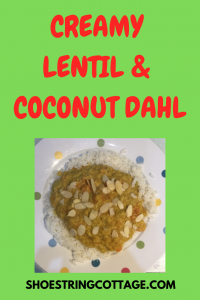 creamy coconut lentil dahl