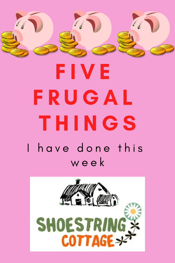 five frugal things banner heading