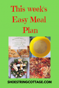 easy meal plan