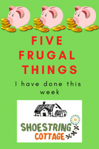 five frugal things