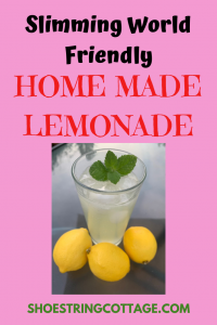 Slimming World lemonade