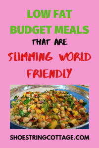 Low fat budget meals
