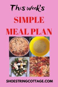 what we are eating this week