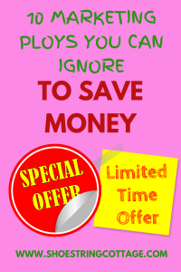 marketing ploys you can ignore to save money