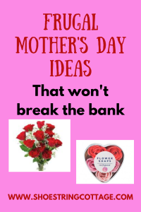 frugal mothers day