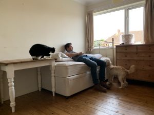 tidying up