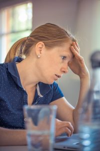stressed out women