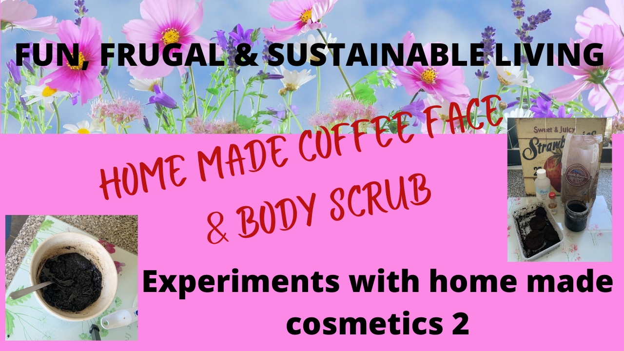 home made coffee scrub