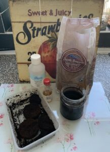 home made coffee scrub