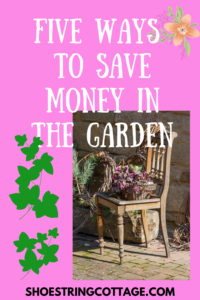 save money in the garden