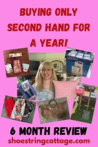 buying only second hand
