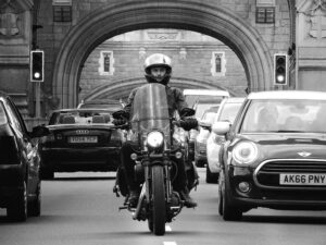 man on motorbike