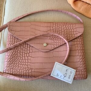 pink shoulder bag