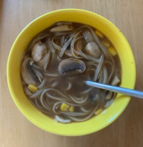 bowl of noodle soup