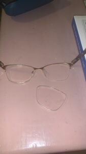 A pair of broken spectacles - my frugal week ruined