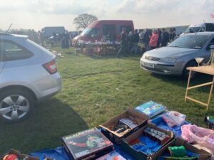 A car boot sale