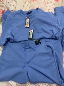 clothing with sale tags
