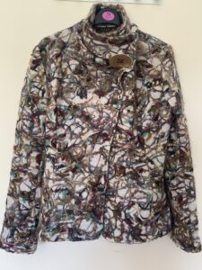 An embroidered jacket