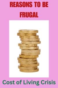 Banner Heading: Reasons to be frugal