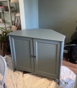 The same unit painted green